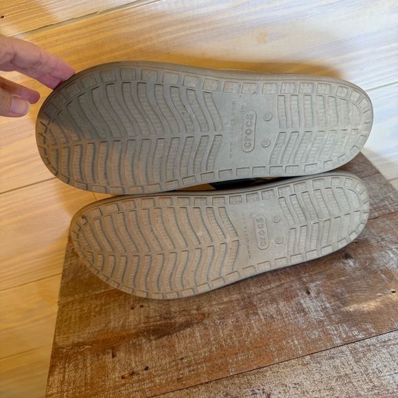 Crocs Men’s Flip Flops Size 13 Yukon Vista II LiteRide khaki Slip On Thong - Picture 8 of 13